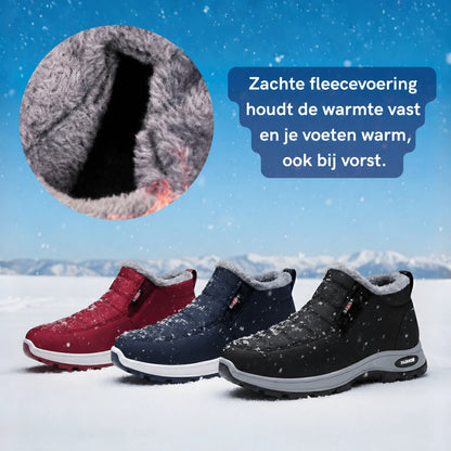 Zachte fleecevoering houdt je voeten warm