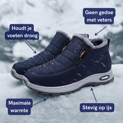 Warm, droog en stevig op ijs