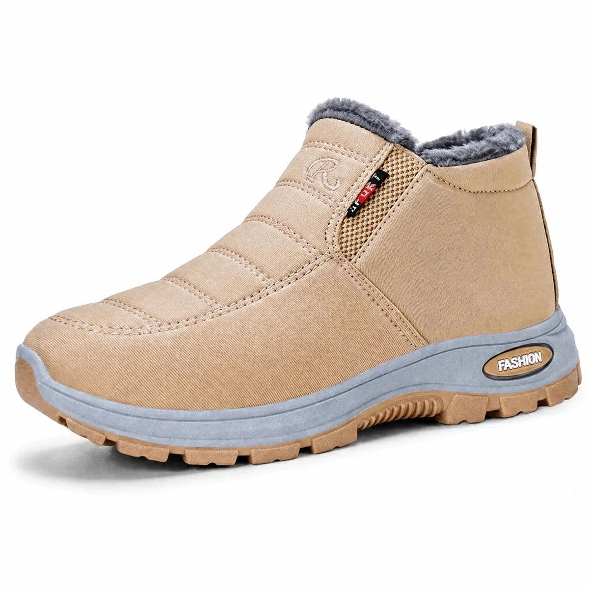 Sianna-laarsjes in Beige