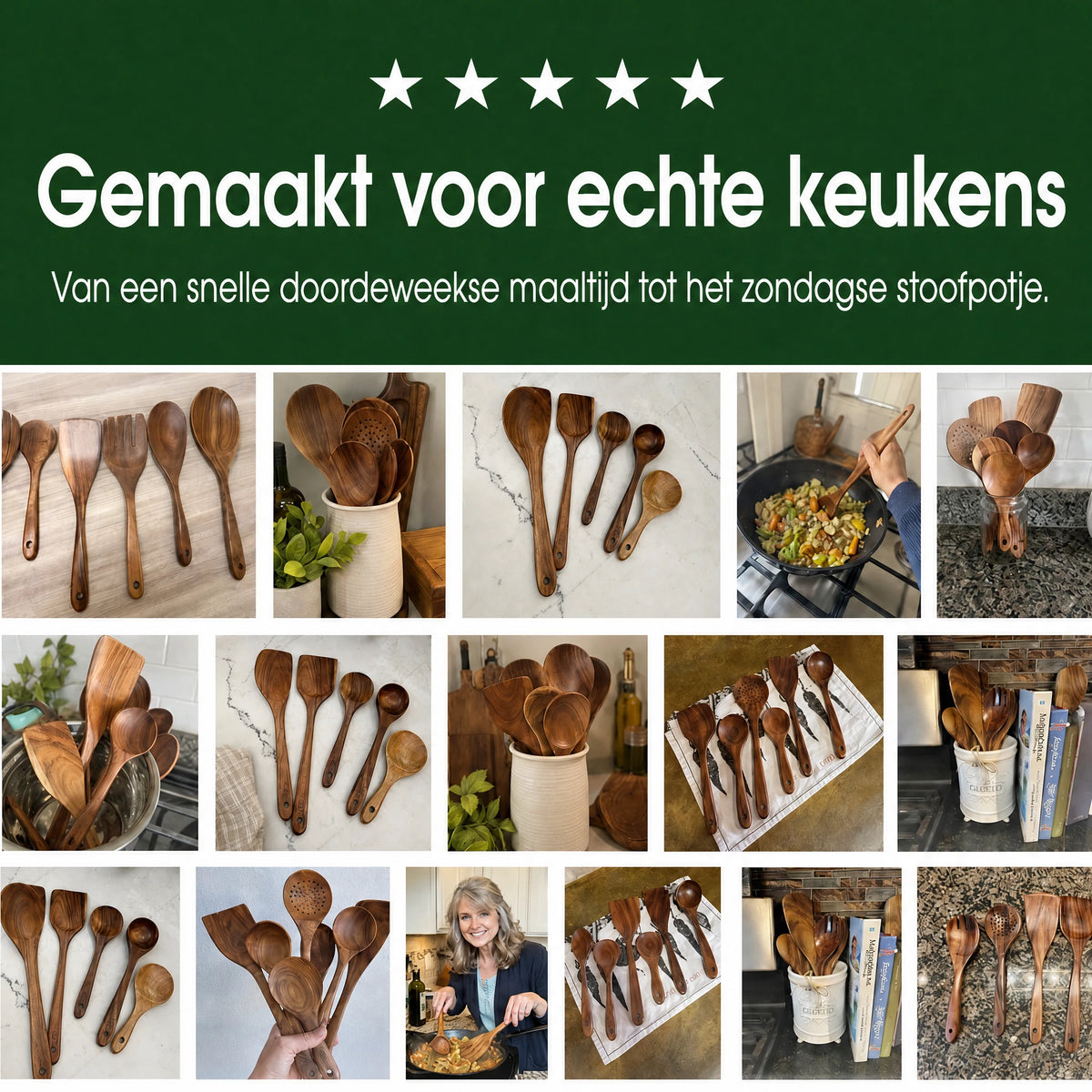 Gemaakt voor echte keukens